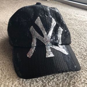 VS PINK New York yankees sequin MLB hat